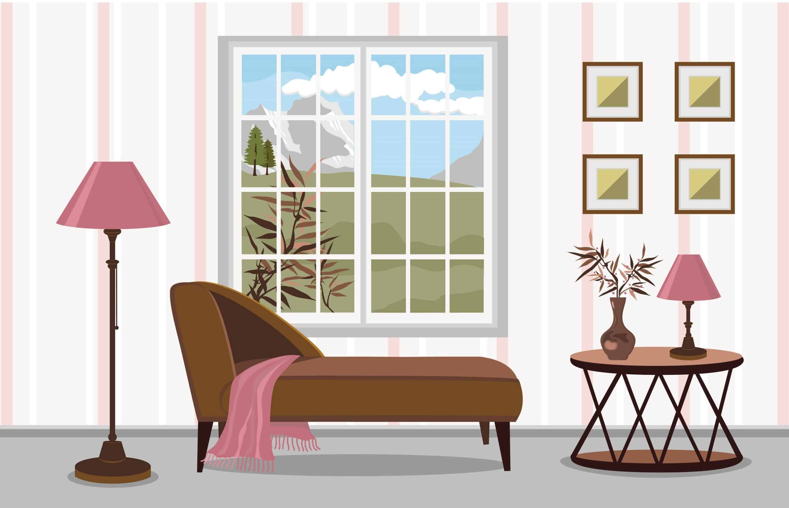 Living room graphical design image